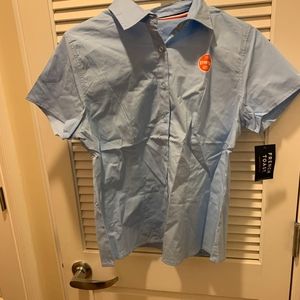 LT Blue french toast button down shirt